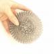 Galvanized Steel Wire Pot Scourers , Stainless Steel Cleaning Pads With Strong