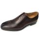 British Style Mens Pointed Toe Shoes / Lace Up Casual Shoes Brown Color