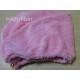 Colorful microfiber woman coral fleece hair dry cap turban ultra-absorbent crystal button
