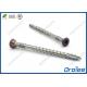 304/316 Stainless Steel Painted Trim Head Decking Screw Torx Drive Double Thread Type 17