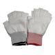 Half Finger Seamless Polyester Liner Gloves Reusable For Cleanroom