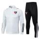 Polyester White Football Training Tracksuit Training Kit Set