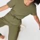 4 Way Stretchy Womens Loungewear Set Nylon Spandex Loose Yoga Jumpsuit
