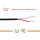 JX Type Thermocouple Cable JPX JNX / FEP Insulation T Type Thermocouple Wire In ANSI Color
