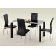 hot sell glass rectangle dining table xydt-021