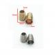 Zinc Alloy Material Decorative Metal Cord Ends Cord Lock Stopper For Clothing