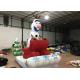 Outdoor Blow Up Christmas Decorations , Commercial Activities Merry Christmas Inflatable