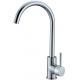 Plished Chrome Single Handle Kitchen Sink Faucet for Hot Cold Water