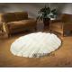 White Natural Sheepskin Throw Blanket For Chair 50x70
