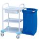 Durable Medical Trolley Cart For Contaminant , Hospital Medical Trolley