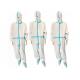 Surgical Suit M L XL Threaded Sleeve Disposable Isolation Gowns