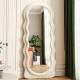Velvet MDF Arched Standing Mirror Oversized Full Length Oem