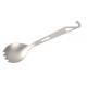Silver Portable Titanium Fork Spoon Light Weight For Outdoor Hiking Cutlery