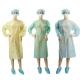 Disposable Medical non woven Polypropylene isolation gown with knitted Cuff for