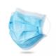 Color Customized Disposable 3 Ply Face Mask Blue White Anti Corona Virus