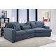 European Style Modern Corner Sofa Bed With Tea Table Contemporary