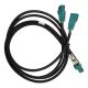 Automotive 4 Pin HSD Extension Cable Z Code For Car Video Interface