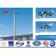 highway / Football Stadium High Mast Light Pole 30m Height 12mm Thickness