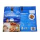 Stand Up BOPP ziplockk Food Storage Bags Holographic Resealable Bags