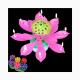 Birthday Cake Candle Lotus Singing Birthday Cake Firework Candle Birthday Party Spinning Lotus Candle