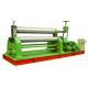 Three Roll Hydraulic Plate Rolling Machine With Main Drive Motor Power 15kw