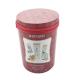 Zipper D130mm Round Tin Box For Christmas Gift Packing