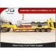 40 ton Gooseneck Lowbed semi Trailers low load truck trailer sale Three axle