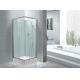 Fitness Halls 800 X 800 Glass Shower Cabin With Silver Aluminum Frame