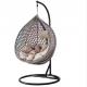 Modern Outdoor Activity Porch Hammock Swing Egg Chair with Frame and Cushion Rattan