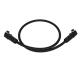 MC4 Solar Copper Cable Assembly With Black / Red TPE Jacket Round Cross Section