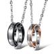 New Fashion Tagor Jewelry 316L Stainless Steel couple Pendant Necklace TYGN055