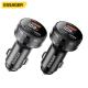 ESSAGER ES-CC25 QC18W USB-A Dual PD45W USB C Car Phone Charger Adapter With Digital Display