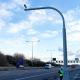 Steel Robust Roadway CCTV Poles / Security Camera Pole