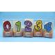 Colorful Children's Birthday Candles Number 0-9 , Custom Cake Candles For Celebrate