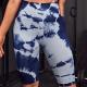 Tie-dyed high-waisted hip-lifting high-waisted pants fitness pants yoga pants women