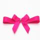 Rose Red Color Satin Ribbon Bow , Smooth Surface Gift Wrap Flower Ribbon