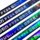 Event Custom Concert Music Festival Neon Rainbow Shiny Laser Promotional Paper Wristband