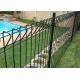 L2.3m 6mm Dia BRC Roll Top Mesh Fence Panels Hot Dipped Galvanized