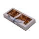 Food Grade Paper Gift Box CMYK / Pantone Colors Chocolate Packaging With PVC Window