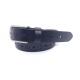 Hollow - Out Design Women's Fashion Black Leather Belt Pin Buckle 30mm Wide