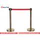 Crowded Control Security Bollards Barrier Retractable Rope Traffic Barrier Guardrail