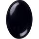 Natural Polished Black Obsidian Palm Stone Black Obsidian Pocket Worry Gemstone For Stress Reducing Home Decoration