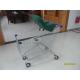 4 Wheel 210L Anti Theft Supermarket Shopping Carts With Baby Capsule