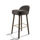 Beetley Modern Bar Chairs With Robust Wooden Legs 45W × 45D × 97H Cm