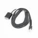 Coiled RS232 DB9 To Rj45 Serial Cable 3m For Zebra Symbol DS3608