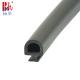 Noise Reduction Pvc Rubber Seal Black Slot Type Strips For Aluminium Profile