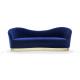High quality nice design wedding sofa elegant velvet color rental sofa with stainless steel base event party sofa