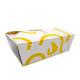 Anti Dirty Greaseproof Food Container Paper Box Rectangle Shape For Restaurant