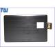Black Color Credit Card 2GB Thumb Drives Stick Swivel Mini UDP Chip