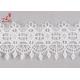 Fancy 5cm Fancy Water Soluble Flat Lace Trim With Embroidered Patterns For Clothing